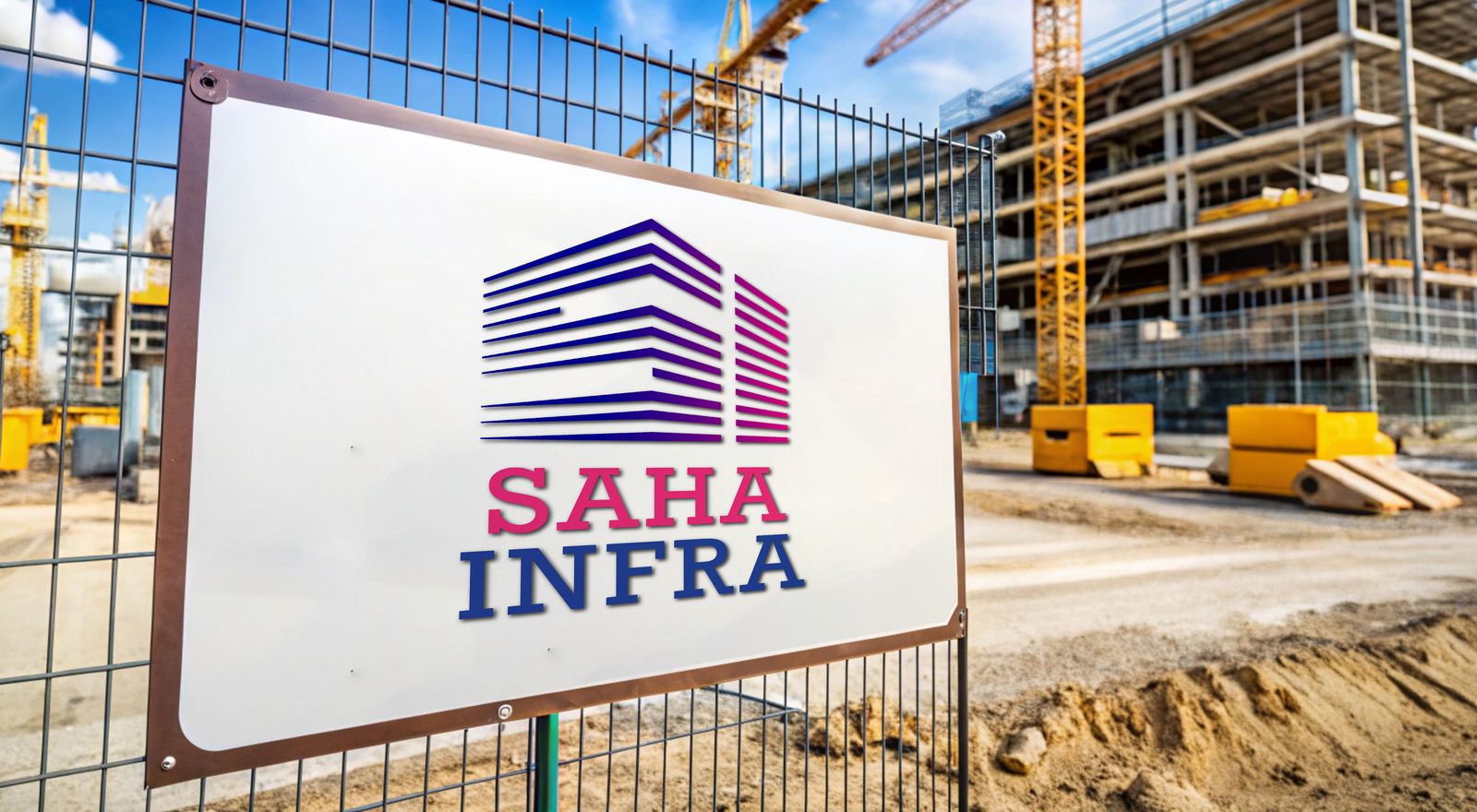 Saha Infra Projects Brand Identity